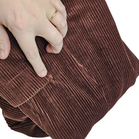 Patty Woodard Vintage Burgundy Corduroy Blazer Jacket With Notched Lapels‎ M - Picture 5 of 10